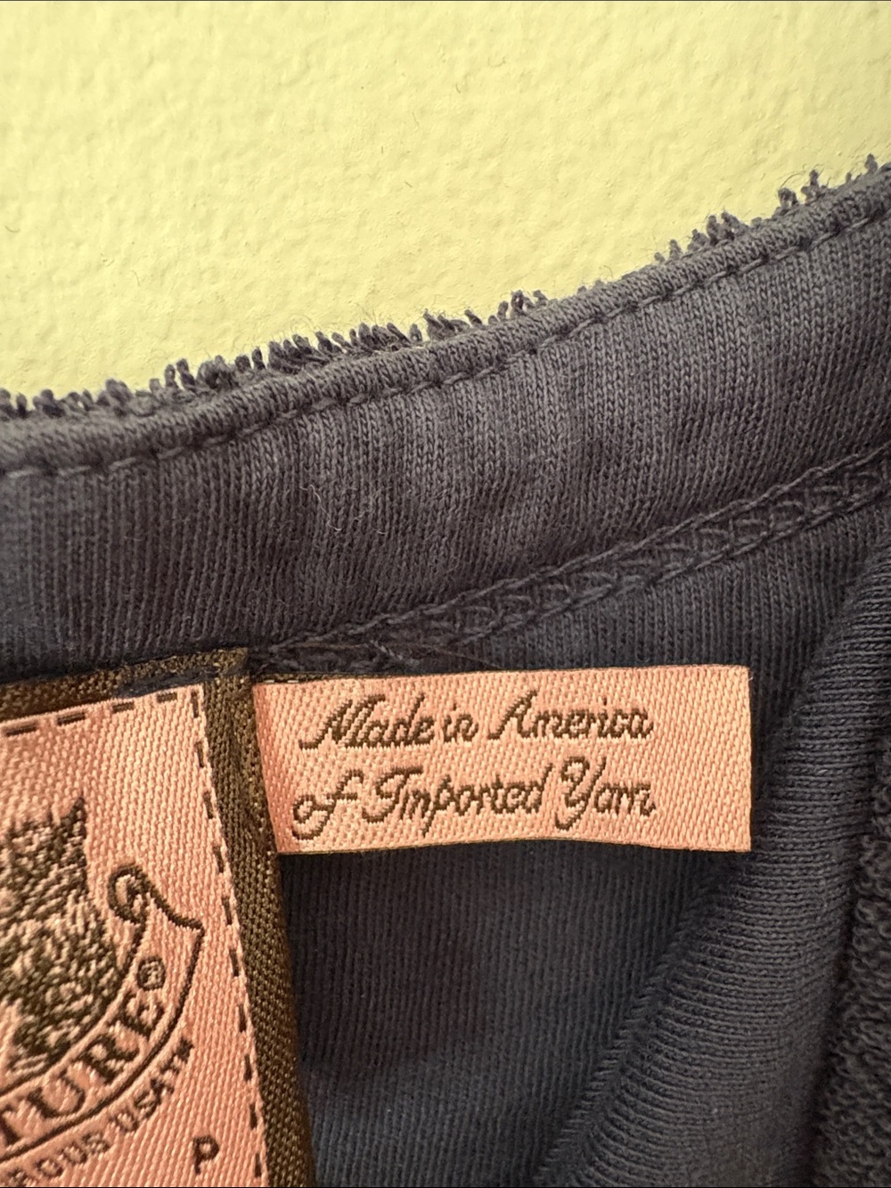 Juicy Couture Y2K Vintage Terry Cloth Navy Wide-Leg Romper - Picture 7 of 15
